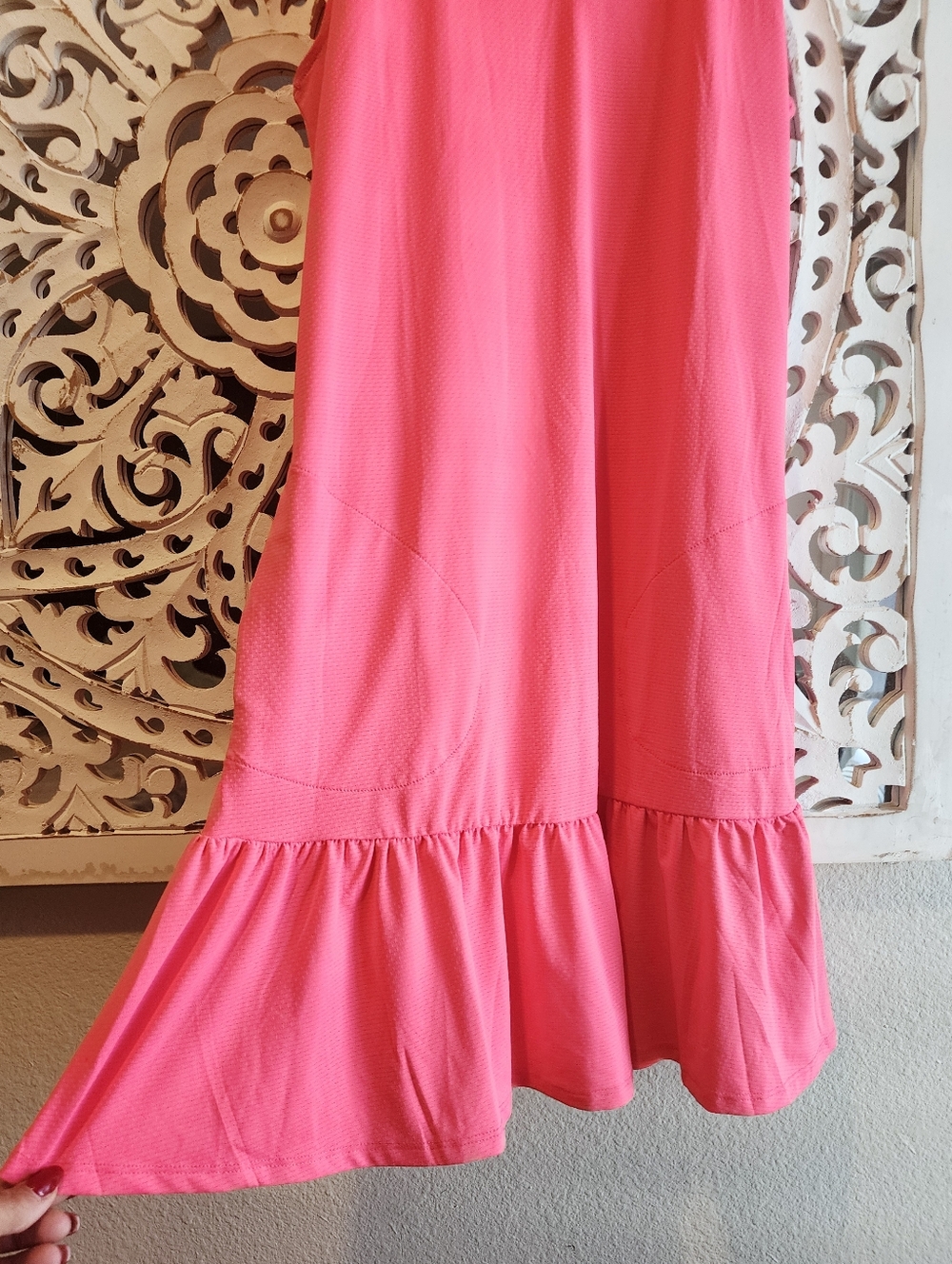 Gottex Womens Golf, Tennis Athletic Mini Dress Pink SZ Small W Zip Pockets - Picture 8 of 13
